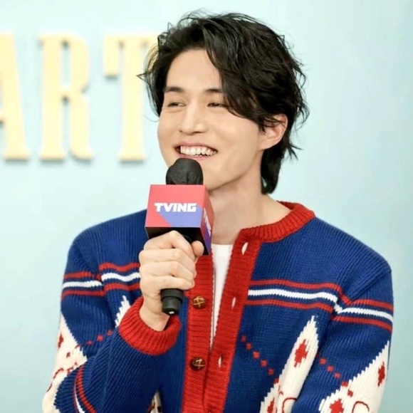 Gucci Blue Argyle Intarsia GG Heavy Wool Cardigan Sweater Size L - Picture 6 of 6